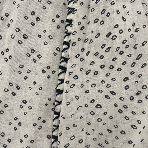 Ulla Johnson Rena Cream Top Flutter Sleeve Cotton - Picture 13 of 14